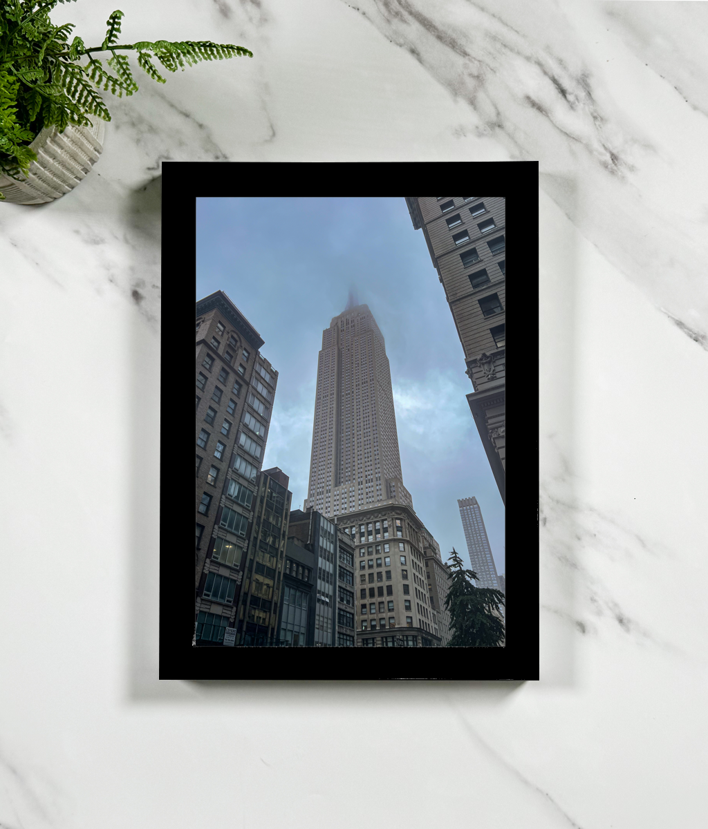 Empire State Building, New York - Travel Photography Framed Print