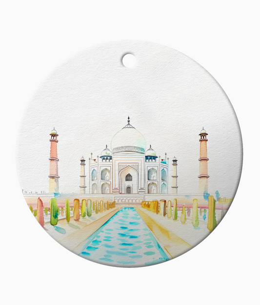 Taj Mahal Ceramic Ornament